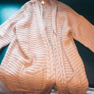Warm burnt orange cardigan